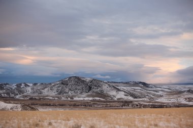 çayır otları ve bridger dağlar, park ilçe, montana, ABD