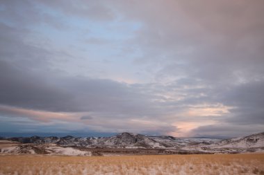 çayır otları ve bridger dağlar, park ilçe, montana, ABD