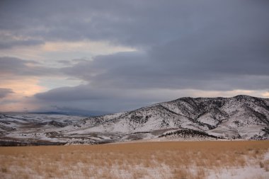 çayır otları ve bridger dağlar, park ilçe, montana, ABD
