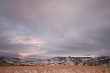 çayır otları ve bridger dağlar, park ilçe, montana, ABD