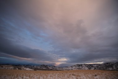 çayır otları ve bridger dağlar, park ilçe, montana, ABD