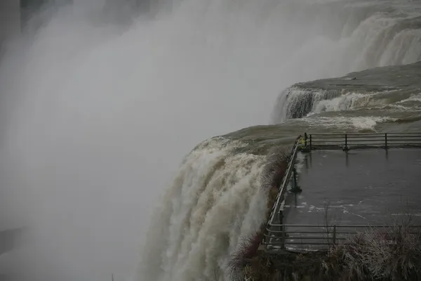 American falls - niagara w okresie zimowym — Zdjęcie stockowe