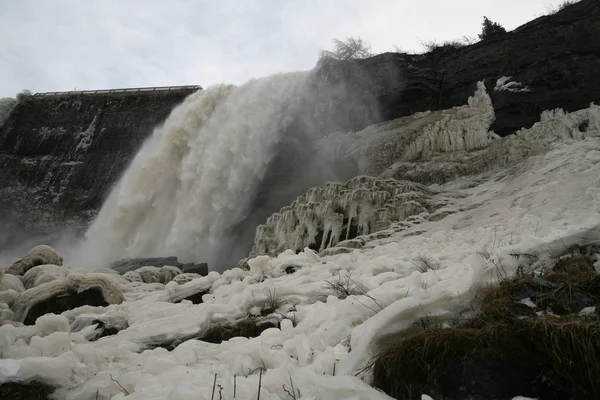 American Falls - Niagara in winter time — Stock Photo, Image