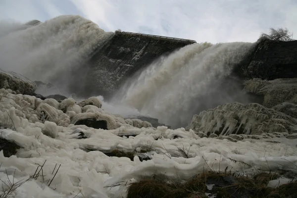 Американский водопад - Ниагара в зимнее время — стоковое фото