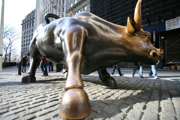Touro em NY Wall Street — Fotografia de Stock