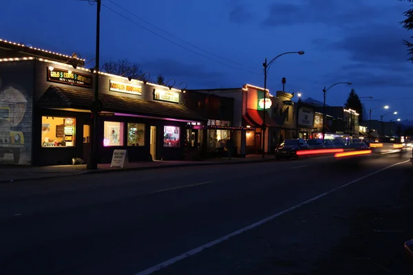 Severní zatáčce, kde david lynch natáčení filmu městečko twin peaks — Stock fotografie