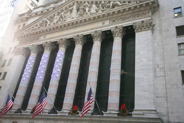 Bolsa de Valores em New YOrk, Wallstreet, EUA — Fotografia de Stock