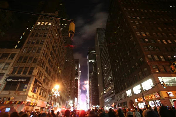 Calle clásica en NY, Manhattan — Foto de Stock
