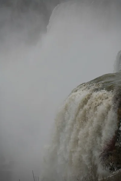 美国瀑布-尼亚加拉在冬季时间 — 图库照片