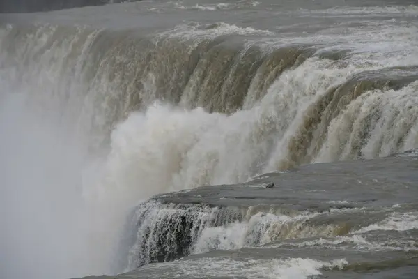 American falls - niagara téli idő — Stock Fotó