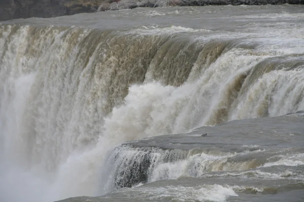 American falls - niagara téli idő — Stock Fotó