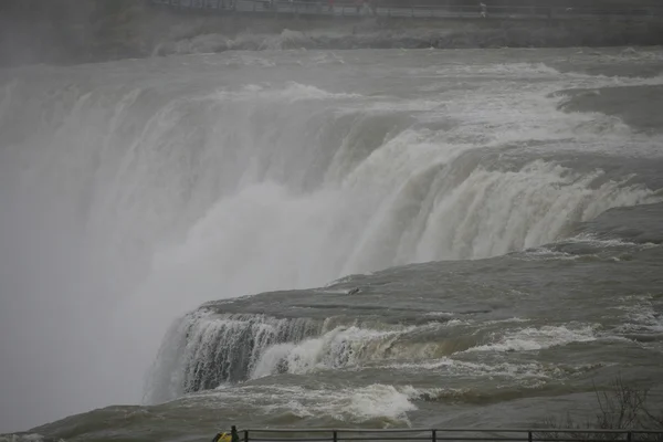 American falls - niagara téli idő — Stock Fotó