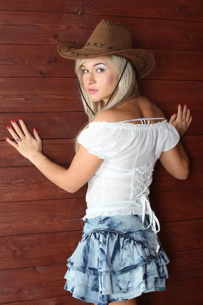 Young country woman — Stock Photo, Image