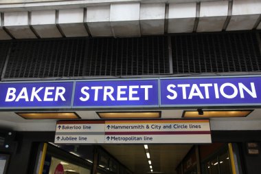 Londra'daki Baker street istasyonu kayıt