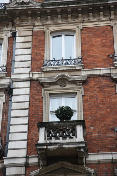 Casa vitoriana clássica, Londres, Baker Street, Reino Unido — Fotografia de Stock