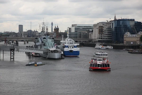 London Eye above city — Stock Photo, Image