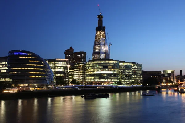 Night shot of the city of London — Stock Photo, Image