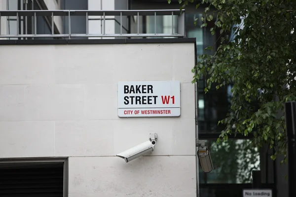 Baker straat teken — Stockfoto