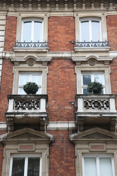 Klasyczne wiktoriański dom, Londyn, piekarz street, Wielka Brytania — Zdjęcie stockowe