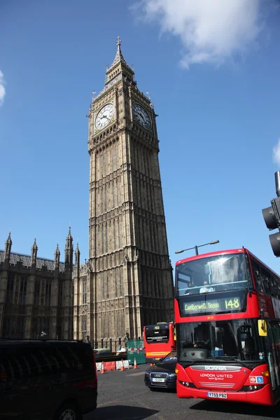 Big Ben och riksdagshusen — Stockfoto