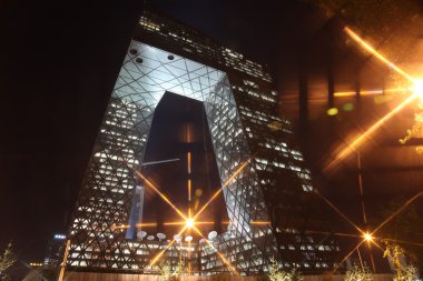 China Central Television (CCTV) Headquarters, Beijing, China clipart