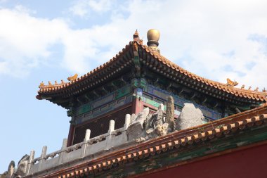 En iyi turizm merkezi - Bei-Hai (Kuzey Gölü) Parkı Pekin, Çin