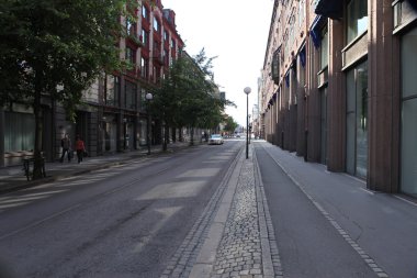 oslo, Norveç sokakta güzel görünüm