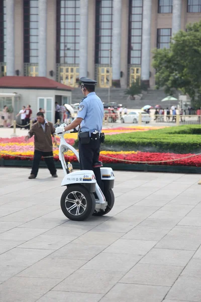 Politieagent, beijing, china — Stockfoto