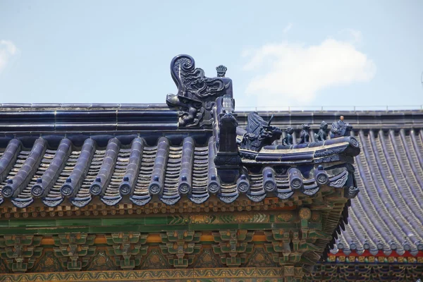 Architektura detaily v zakázaném městě, Peking, Čína — Stock fotografie
