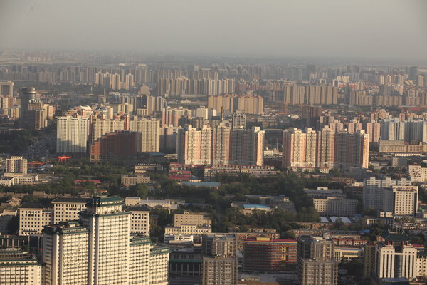 Cityscape of Beijing city, China