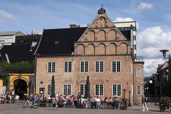 Café en plein air, Oslo, Norvège — Photo