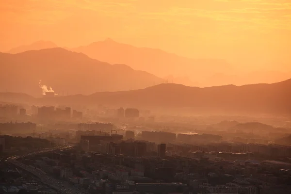 Cityscape of Beijing by, Kina - Stock-foto