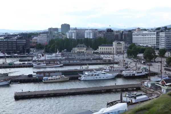 Blick auf die Stadt, Oslo, Norwegen — Stockfoto