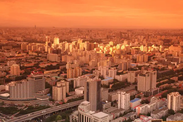 Bela vista da cidade, Pequim, China — Fotografia de Stock