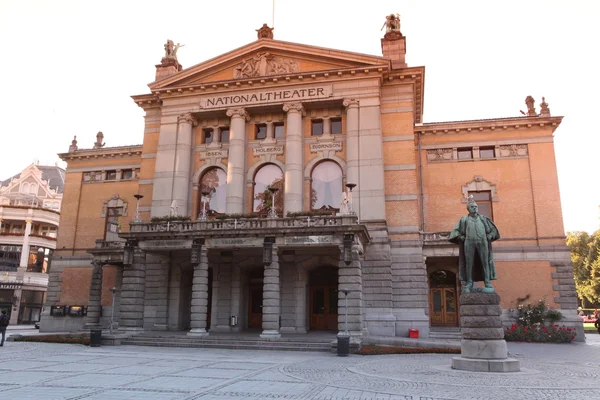 Nationale theater, oslo — Stockfoto