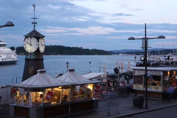 Hamnen i oslo — Stockfoto