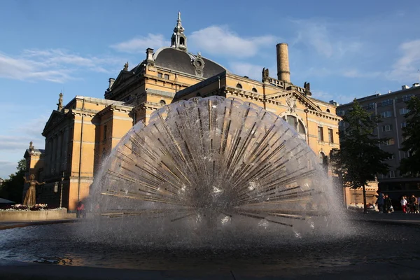 Fountain in the park, Oslo — Stock Photo, Image