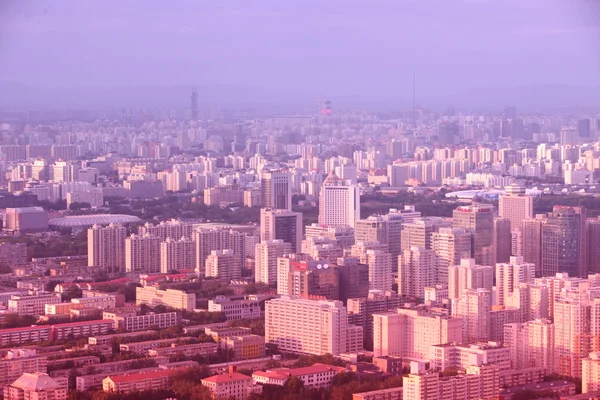 Cityscape of Beijing city, China — Stok Foto