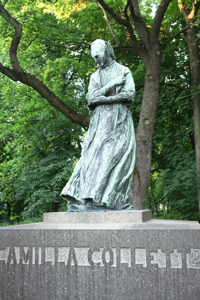 Camilla Collett statue, Oslo, Norway — Stock Photo, Image