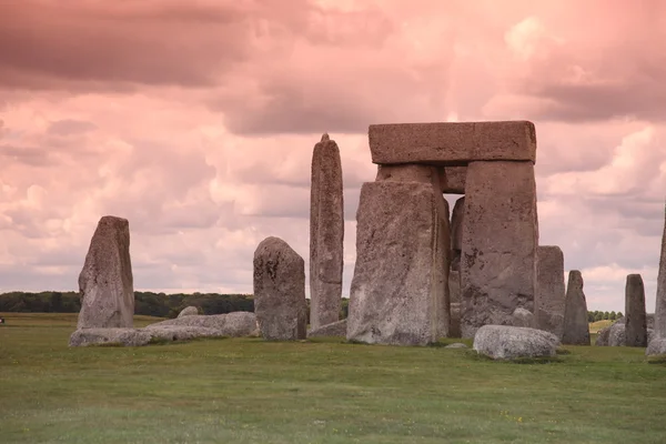 Stonehenge drámai ég — Stock Fotó