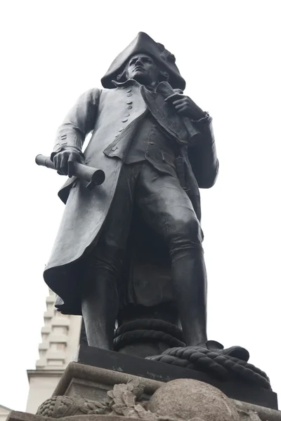 Kapitan james cook statua — Zdjęcie stockowe