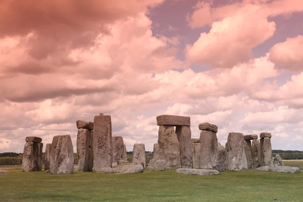 Stonehenge with dramatic sky — Stock Photo, Image