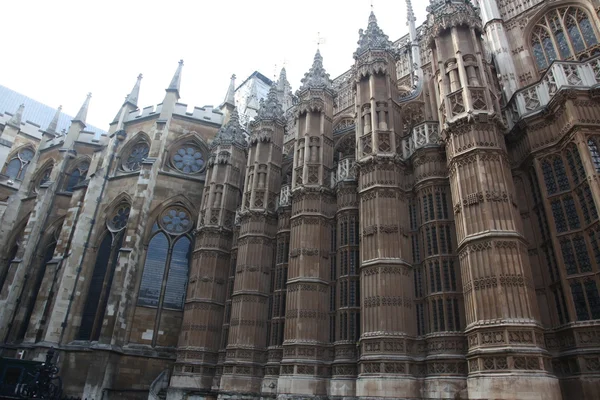 Casas del Parlamento, Westminster Palace, Londres arquitectura gótica —  Fotos de Stock