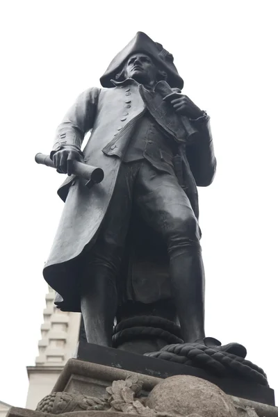 Statua del capitano James Cook Immagine Stock