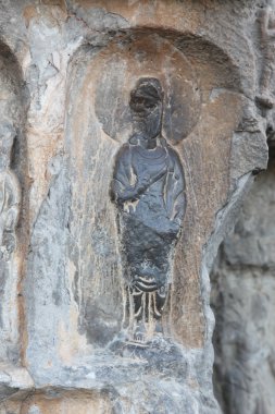 detaylı oyma taş Buda
