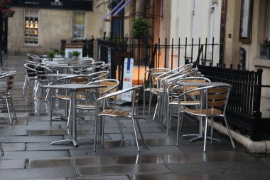 sokak bir kafede, bath, İngiltere