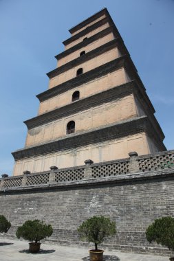 büyük vahşi kaz Pagodası. Xian, Çin