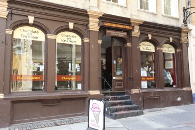 Bath, İngiltere'de eski bir şehir Mağazalar