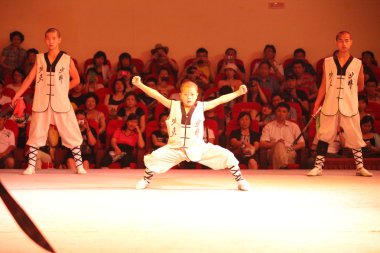Shaolin warriors clipart