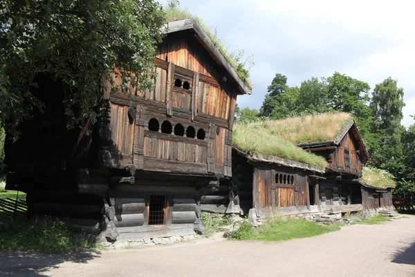 Antico edificio tradizionale in Norvegia — Foto Stock